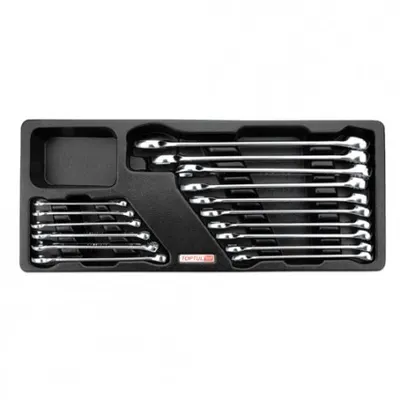 Set 16 chei combinate fixe inelare, Toptul