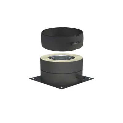 Placa descarcare + colector cu picurator lateral FI200 DW Black 50