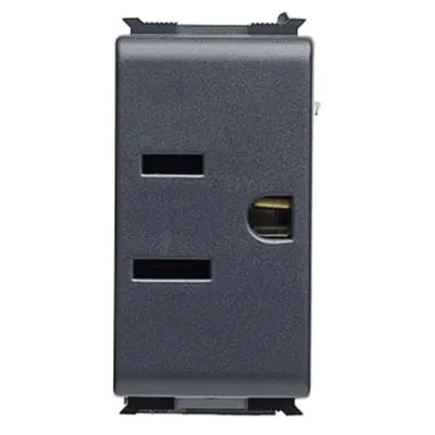 Usa Standard Socket-Outlet 125v Ac - 2p+e 15a - 1 Modul - Playbus