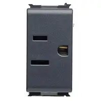 Usa Standard Socket-Outlet 125v Ac - 2p+e 15a - 1 Modul - Playbus