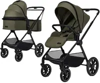 Cărucior combinat 2 în 1 Moon - Clicc, Moss Green Melange