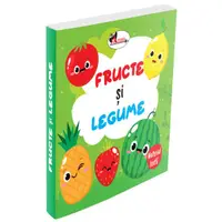 Fructe și legume. Carte din material textil - Board book