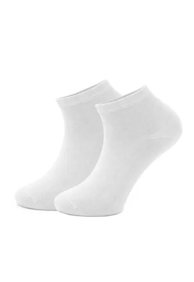 Sosete scurte uni bumbac femei - SDGW55ALB - - Alb