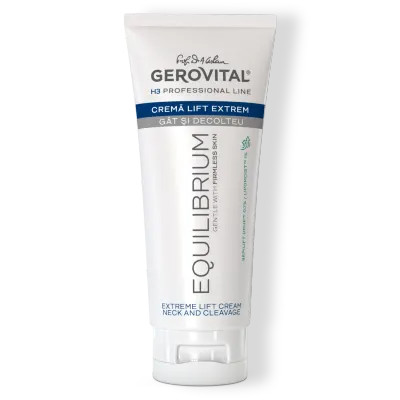 Cremă Lift-extrem Fermitate și Hidratare Pentru Gt, Bust și Decolteu, Gerovital H3 Equilibrium, 200 Ml