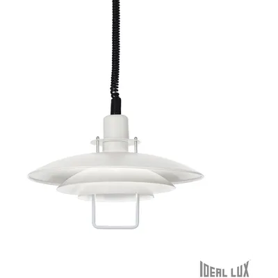 Pendul Copenhagen, 1 bec, dulie E27, D:430 mm, H:700/1650 mm, Alb