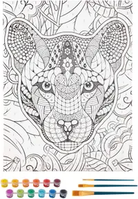 Set de pictură cu numere Grafix - Tiger