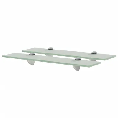 vidaXL Rafturi suspendate, 2 buc., 50 x 20 cm, sticlă, 8 mm