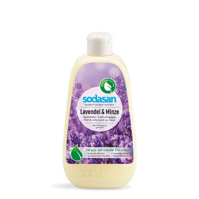 Detergent lichid pentru vase cu lavanda si menta ecologic 500ml Sodasan