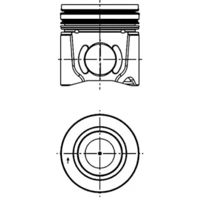 Piston Kolbenschmidt 41077600