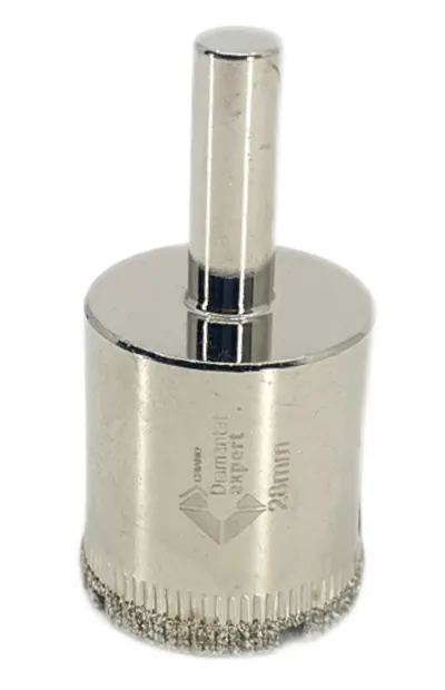 Carota diamantata WETDrill 28mm - gaurire cu apa pt. portelan, faianta, gresie etc. - Profesional Standard. - DXDY.WETDrill.28