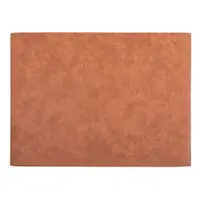 Suport farfurie din imitație de piele ZicZac Troja Rectangle, 33 x 45 cm, portocaliu - maro