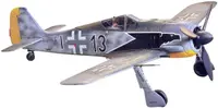 Model de asamblare TAMIYA Militar: Avioane - Avion de luptă german Focke-Wulf Fw190 A-3 (TAM60766)