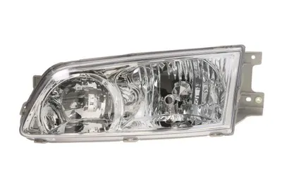 Far Stanga (H1/H7, electric, fara motoras, culoare insertie: cromat, culoare semnalizator: transparent) potrivit HYUNDAI H-1, H-1 / STAREX