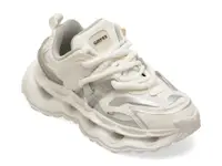 Pantofi sport GRYXX albi, 80410, din piele naturala