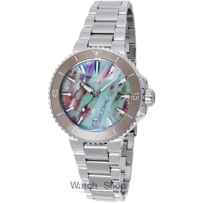 Ceas Oris Oris 01 733 7770 4150-Set Ladies Watch Aquis Date Automatic 36 5mm 30ATM