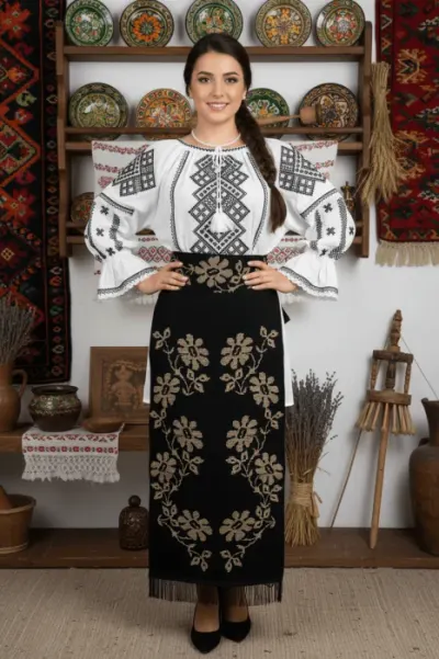 Fote cu broderie traditionala Sidonia 3