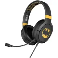 Casti Gaming OTL Pro G1, DC Comic Batman, Microfon detasabil, Cu fir (Negru/Galben)