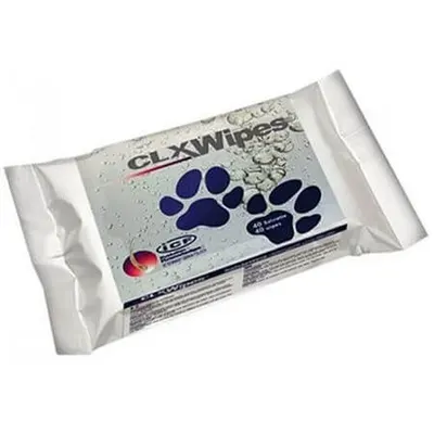 Servetele antibacteriene CLX, cu clorhexidina, pentru caini si pisici, 20 buc