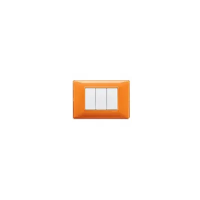 Placa ornament 1modul Vimar(Plana) Reflex orange