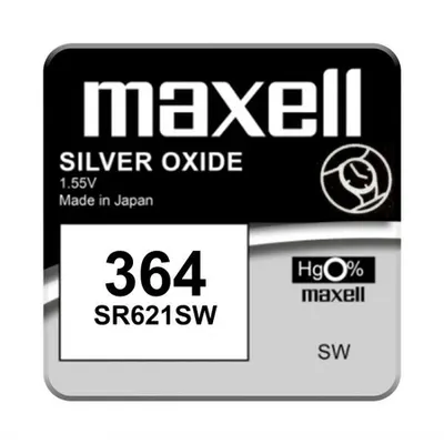 Baterii ceas oxid argint 364 SR60SW, 1 Buc. Maxell