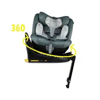 Scaun auto Cosatto All in All Extra Meadow 40-150 cm I-Size, Isofix, SIPS, Rotatie 360, Tetiera reglabila