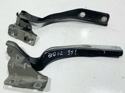 Set balamale capota fata (st si dr) culoare neagra Nissan Qashqai plus 2 ( 2008-2010) [J10]