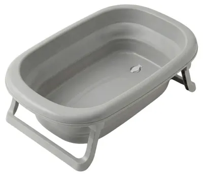 Cadă pliabilă pentru bebeluși Tega Baby - 81 x 50 x 23 cm, gri