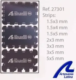 Set de freze micro pentru detalii Artesania Latina, B (No.2)
