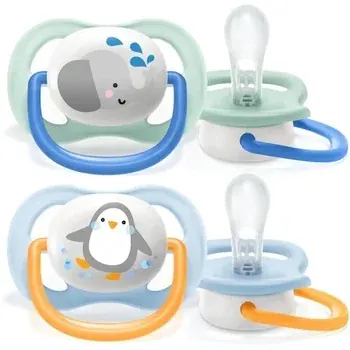Avent Set suzete Ultra Air pentru 0-6 luni SCF080/05, 2 bucati