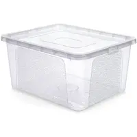 Cutie Depozitare, Plastic, Transparenta, 20 l, Vilde