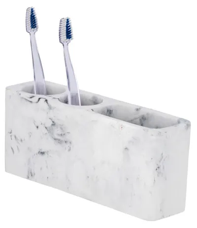 Suport pentru periuță de dinți Wenko - Desio, 22 x 10,2 x 6,4 cm, alb