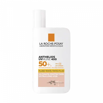 Fluid colorat pentru protectie solara SPF 50+ Anthelios UVmune, La Roche-Posay | 50 ml
