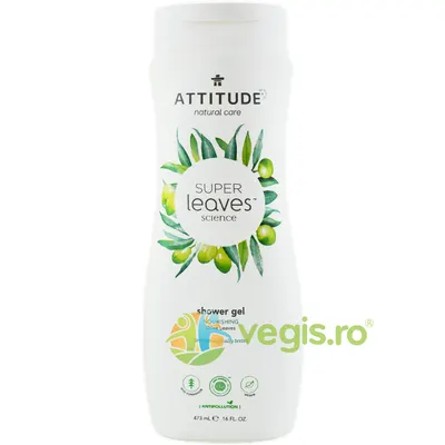 Gel de Dus Hranitor cu Frunze de Maslin Super Leaves 473ml