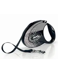 FLEXI Glam Splash Crystal M Lesa automata cu banda 5 m decorat cu cristale Swarovski