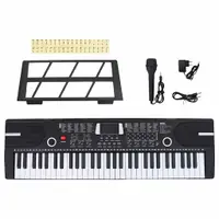 vidaXL Tastatură electrică pian 61taste cu suport muzical pentru copii