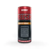 Băutură carbogazoasă pre-workout, Weider Rush RTD, portocale, 250 ml