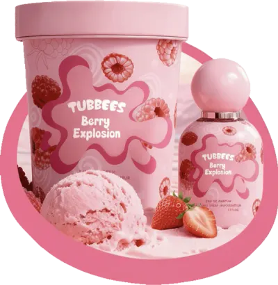 Apa de Parfum Tubbees Berry Explosion, Unisex, 50 ml