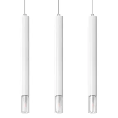 Lampa suspendata WEZYR 3 alb