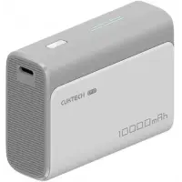 Baterie Externa Cuktech CP13, 10000mAh, 30W, QC + PD, 1 x USB-A - 1 x USB-C (Gri)