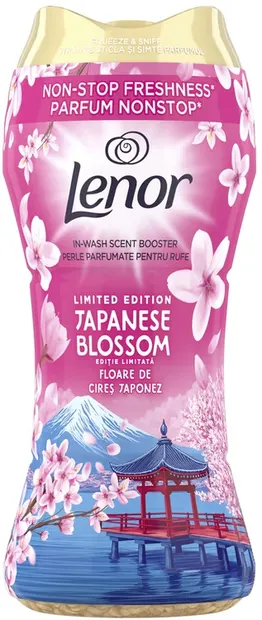 Perle parfumate pentru rufe Lenor - Japanese Blossom, 195 g