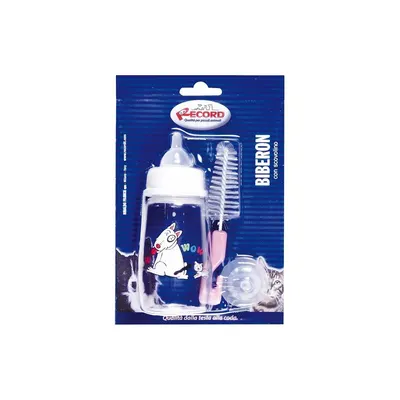 Set sticla cu biberon si perie 150 ml