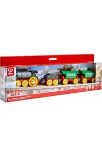 Tren cu aburi retro cu lumini si sunete