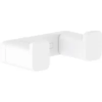Cuier dublu baie culoare alb mat Hansgrohe AddStoris 41755700