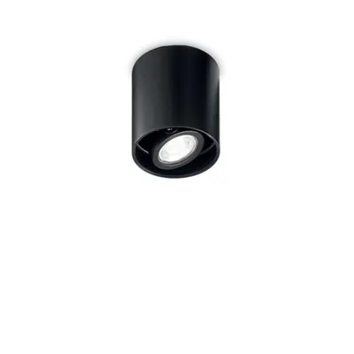 Corp de iluminat cu montaj pe tavan, plafoniera MOOD PL1 D09 ROUND NERO