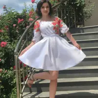 Rochie Traditionala stilizata cu maci 20