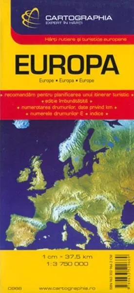 Hartă rutieră Europa - Paperback - ***