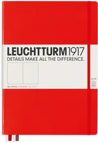 Agenda Leuchtturm1917 Master Slim - A4+, pagini albe, Red