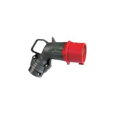Stecher inclinat Hypra - IP44 - 380/415 V~ - 32 A - 3P+N+E - plastic