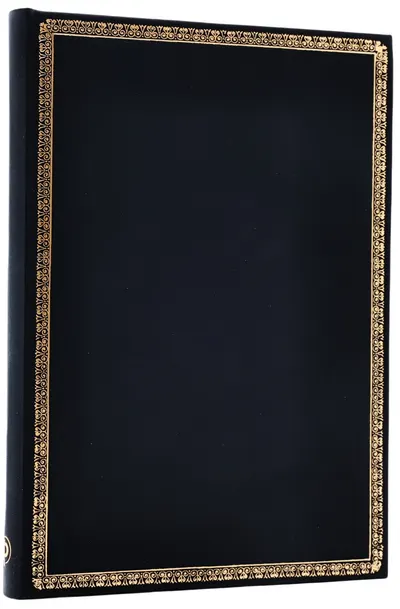 Agenda Paperblanks Black Edition - Midi, 72 foi, coperta tare