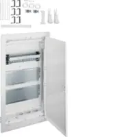 Volta multimedia 36NW, 3 Priză SCHUKO, accesorii montaj